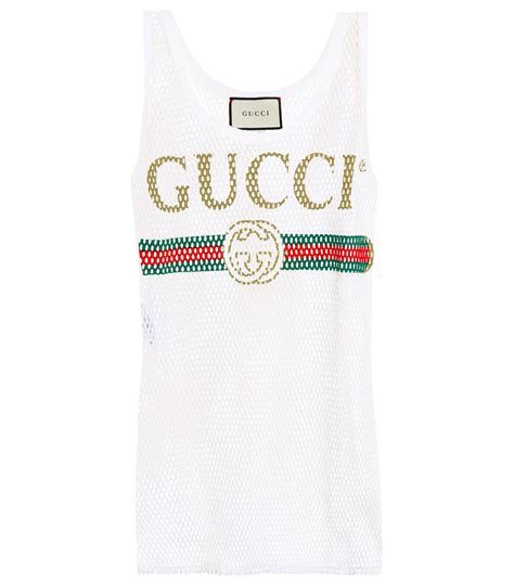 white gucci crop top|Gucci tank tops for women.